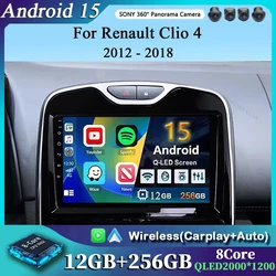 Android 15 Car Radio For Renault Clio 4 2012 2013 2014 2015 2016 2017 2018 wireless CarPlay Auto Multimedia Carplay Navigation