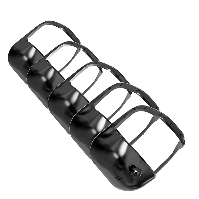 5 ชิ้น Beard Shaping จัดแต่งทรงผมเครื่องมือแม่แบบทริมเมอร์สำหรับผู้ชายหนวดเคราแพะลายฉลุ