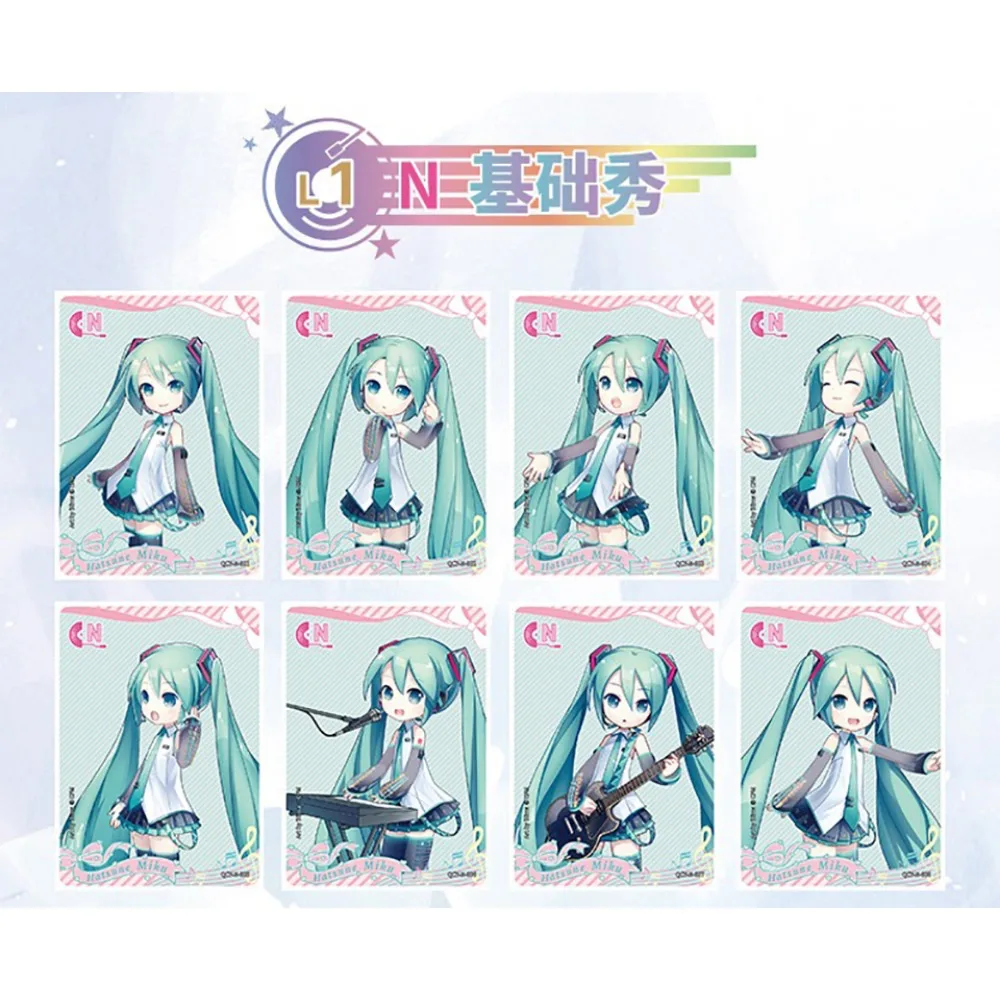 Kayou Hatsune Miku tarjeta genuina para niños, cantante de ídolo Popular, chica de belleza Virtual, tarjeta de colección limitada de juegos, regalos de mesa