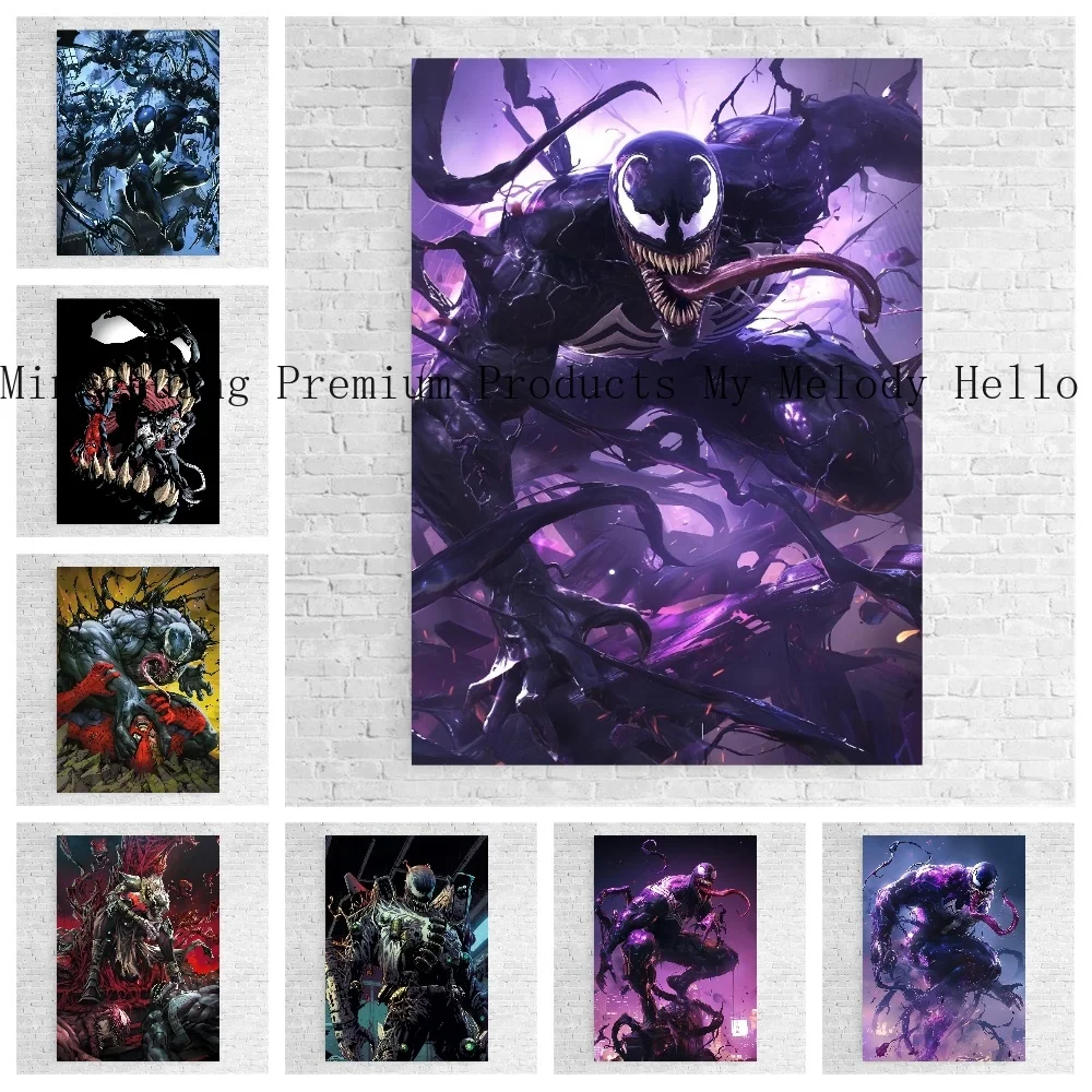 

MINISO Marvel Venom Spider-Man Avengers Wall Art Print Poster Canvas Painting for Living Room Home Decoration Children's Gift