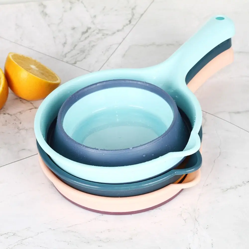 Creative Folding Water Scoop Suspensible Portable Collapsible Bath Scoop Ergonomic Grip Save Space Water Dipper Water Park