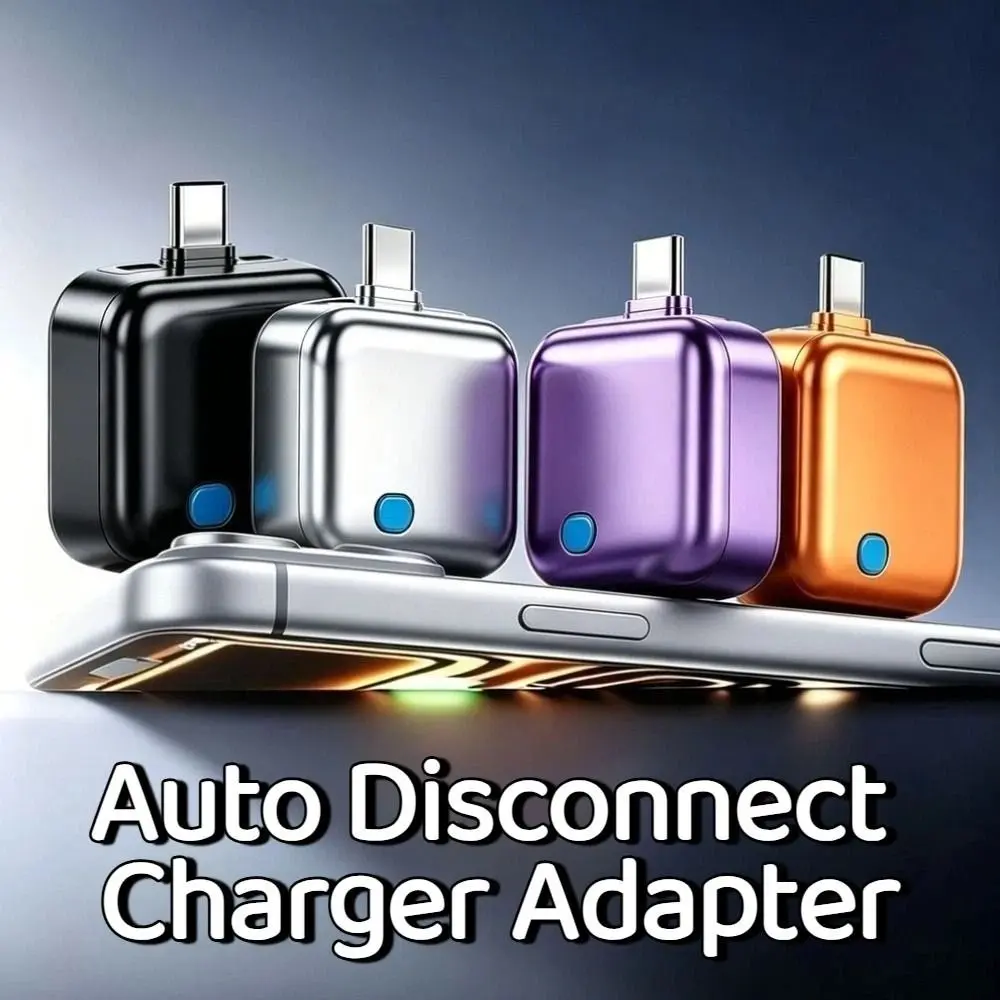 Auto Disconnect Auto Stop Charging Adapter Overcharge Protection Auto Power Off Automatic Power-off Charger Type-C