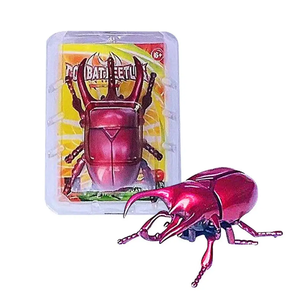 New Creative Wind-Up Beetle Children's Battle Prankster Animated Insect Model Gifts Scarab Beetle