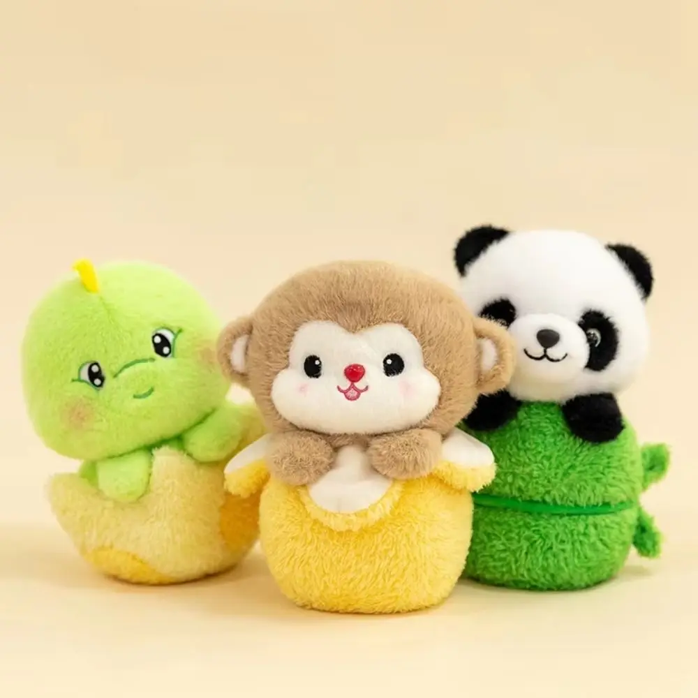 

Kid's Accompany Dolls Bear Egg Shell Plush Doll Bee Pet Table Plush Doll Cute Cartoon Animal Plush Toy Kids Birthday Christmas
