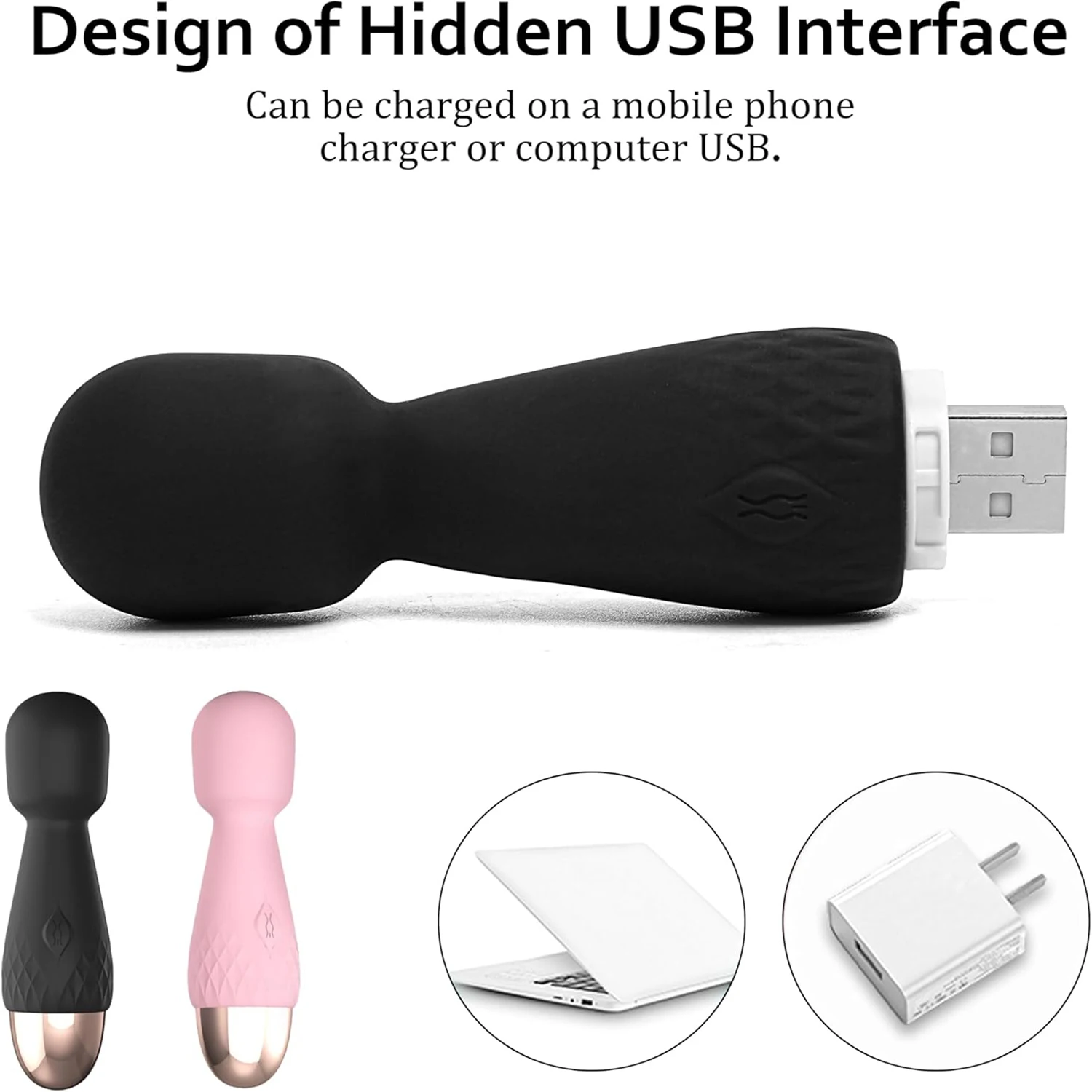 ألعاب جنسية صغيرة قوية صامتة شخصية من السيليكون للنساء هزاز AV عصا الكبار الإناث دسار تدليك G بقعة هزاز الكبار 18