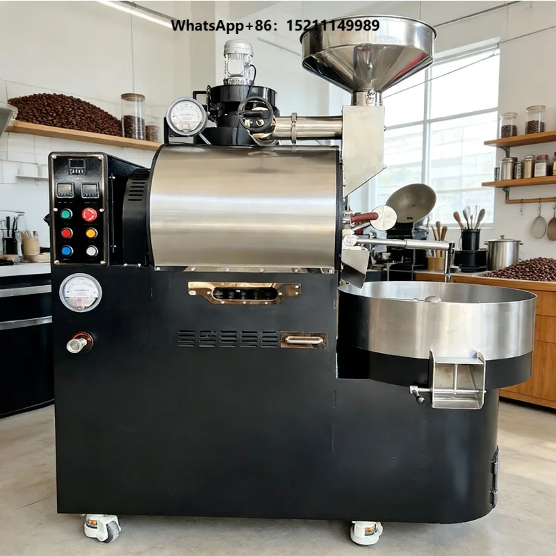 1kg 2kg 3kg 5kg 6kg Cafe Coffee Roaster Gas Industrial Coffee Roaster Machine