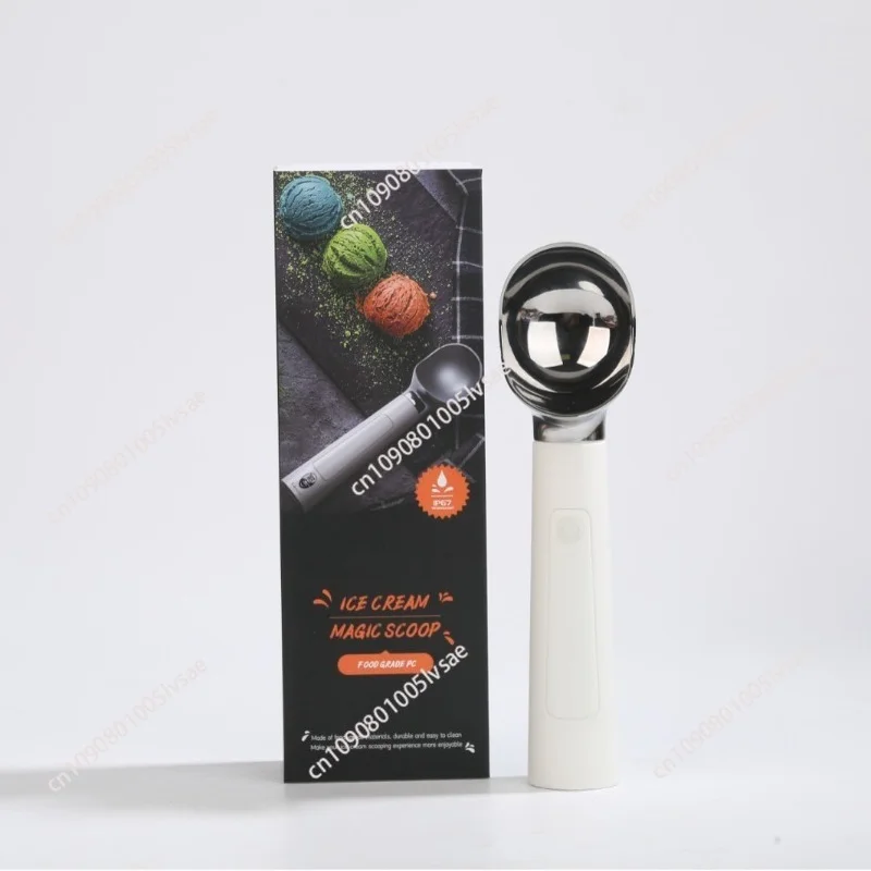 Self-melting electric heating ice cream digging ball ice cream scoop charging high power button model