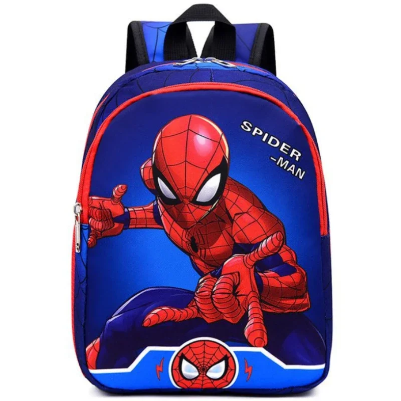 Disney New Children Backpack Mini Schoolbag Girls and Boys Cute Shoulder Bag Cartoon Spriderman Plecak dla dzieci