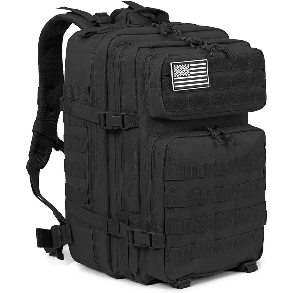 

Военные тактические рюкзаки 45 л, водонепроницаемый походный рюкзак для кемпинга, многофункциональный спортивный рюкзак на открытом воздухе, 3-дневная сумка с ошибками