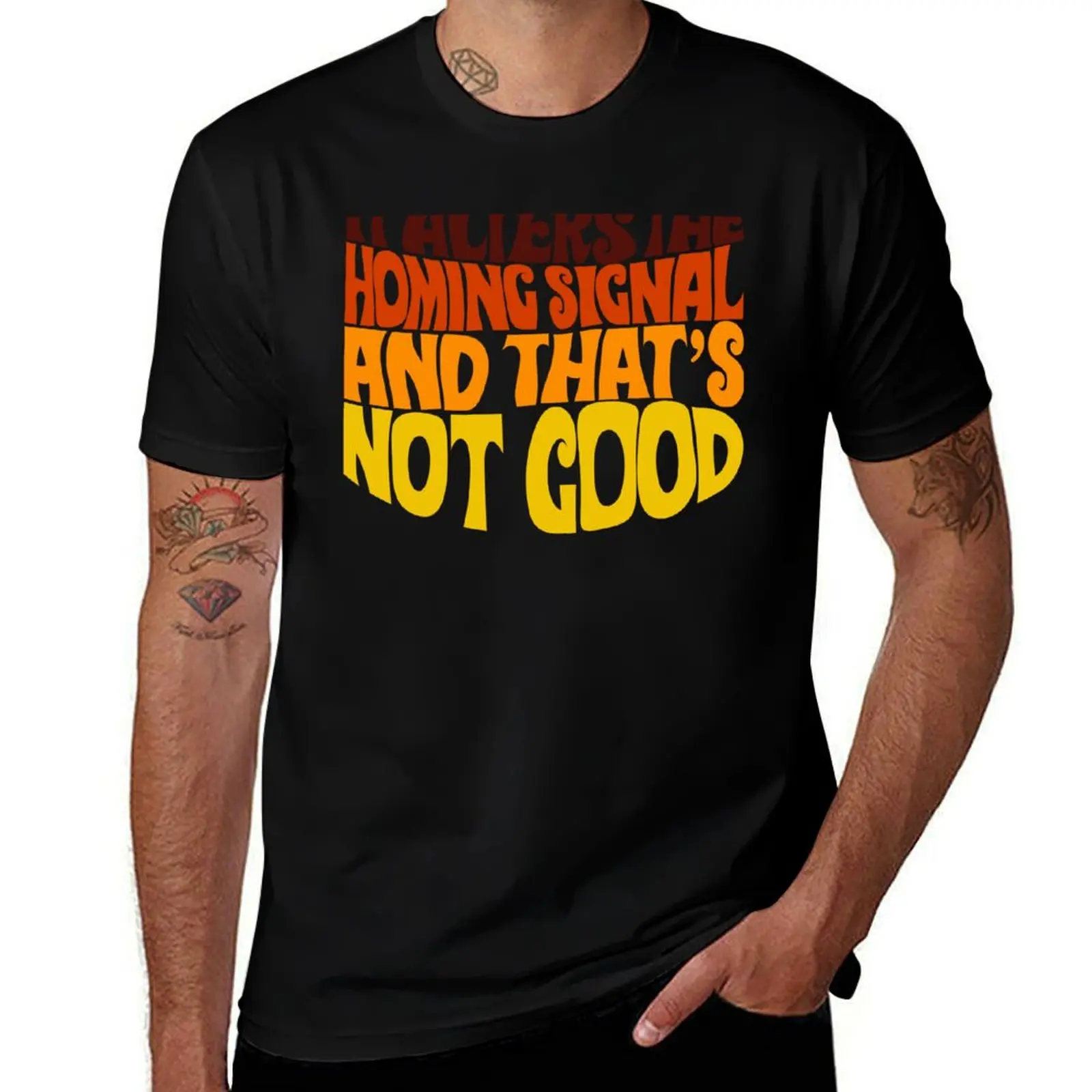 The Homing Signal T-Shirt Casual Light Summer Short Sleeve Top T-Shirt