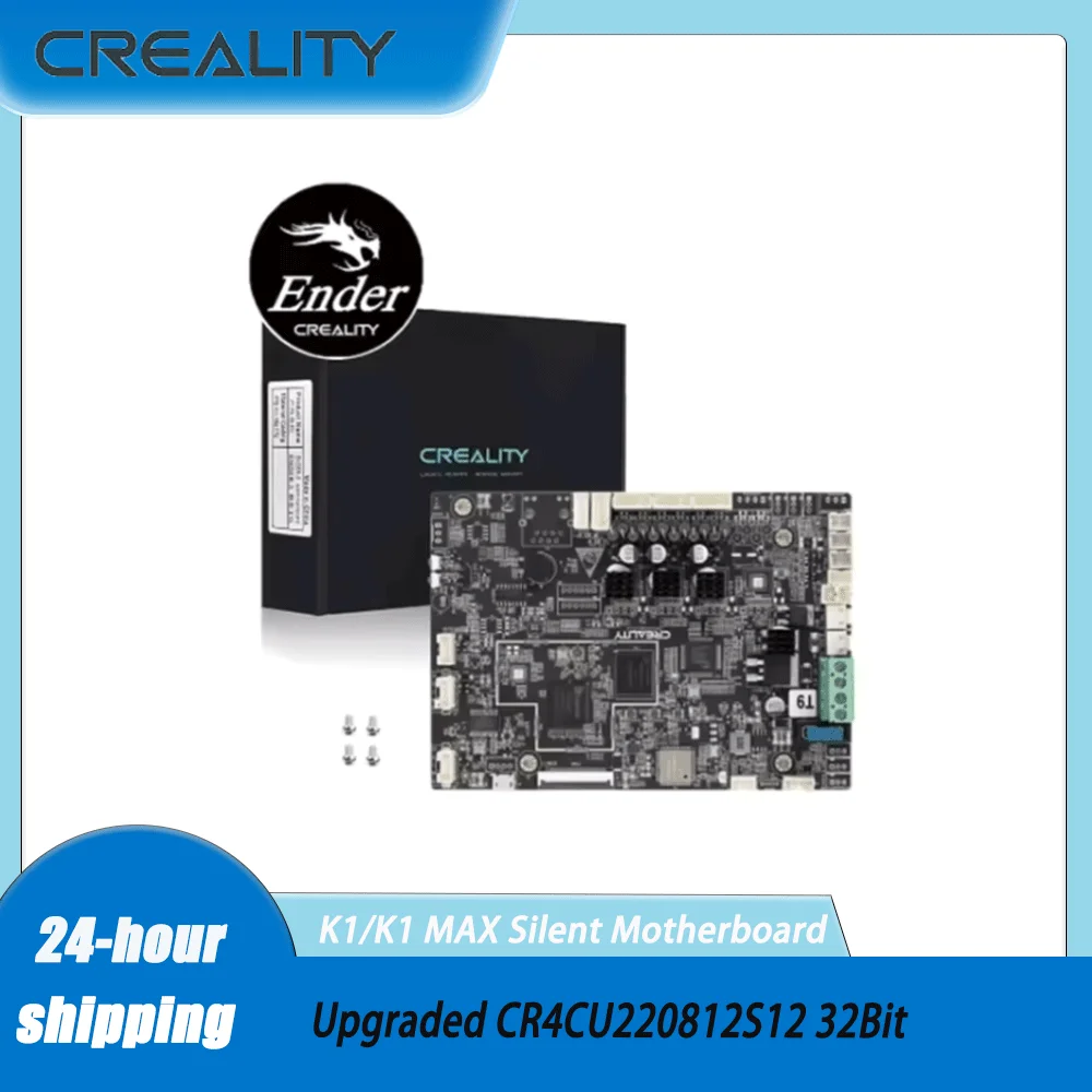 Creality Original K1/K1 MAX Silent Motherboard Upgraded CR4CU220812S12 32Bit TMC2209 X2000E Mainboard for 3D Printer Parts