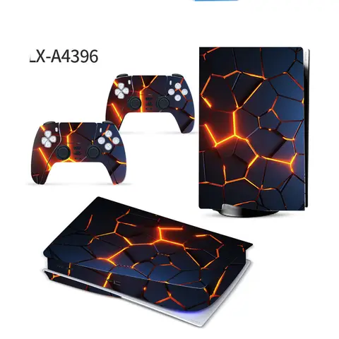Helkropps vinyl cool dekalskydd reptåligt dekalskydd för PS5 Disc digitalkonsol och handkontroller 10 best sales PS5 Digital Skin - №5