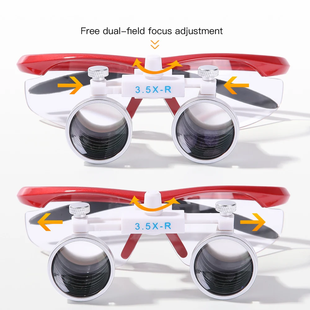 AZDENT-lupa quirúrgica Dental 3.5X, lupa para cirugía, lupa para operación médica