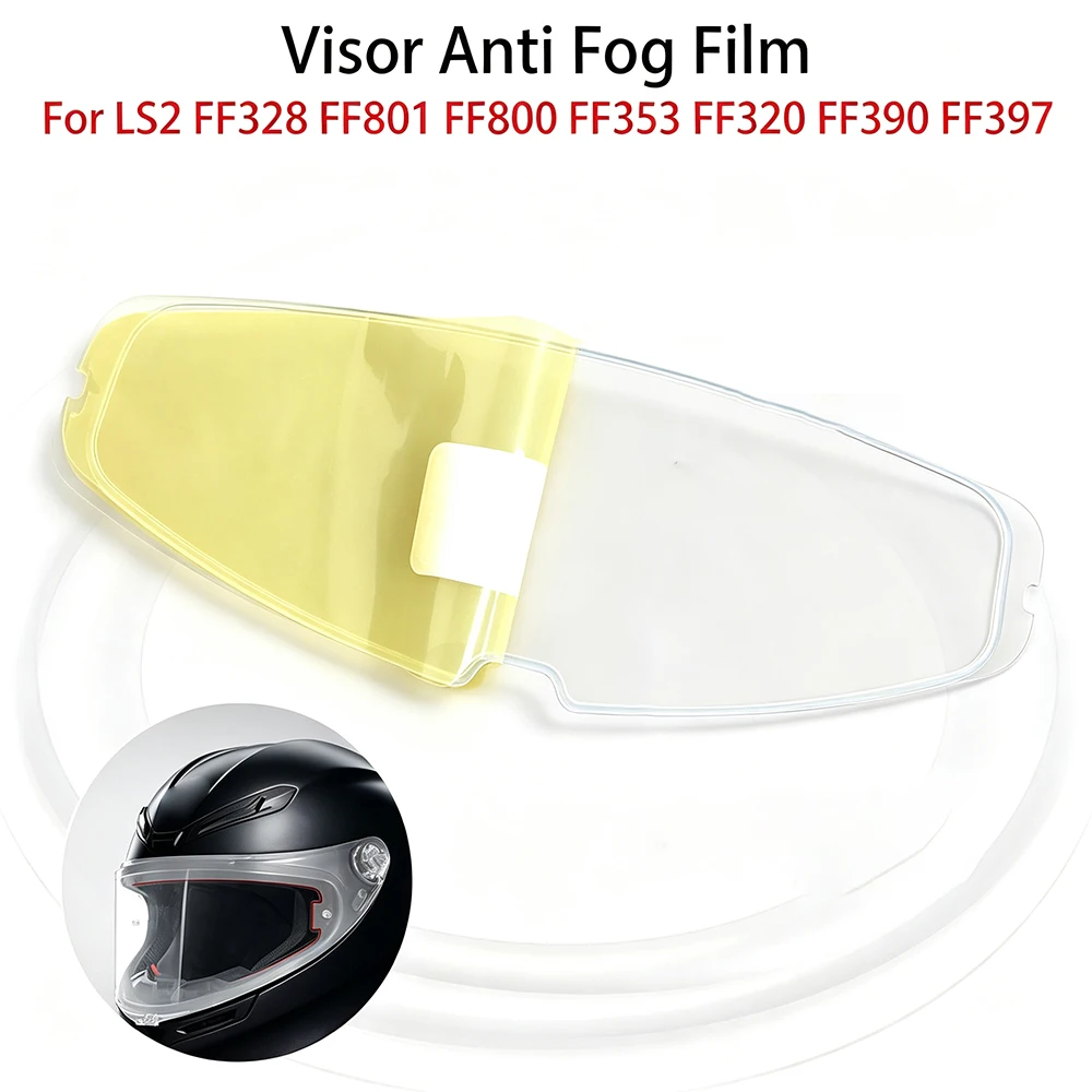 Anti-Beschlag-Folie für LS2 FF328 FF801 FF800 FF353 FF390 FF397 Motorradhelm-Visierlinse, Anti-Beschlag-Motorradhelm-Zubehör