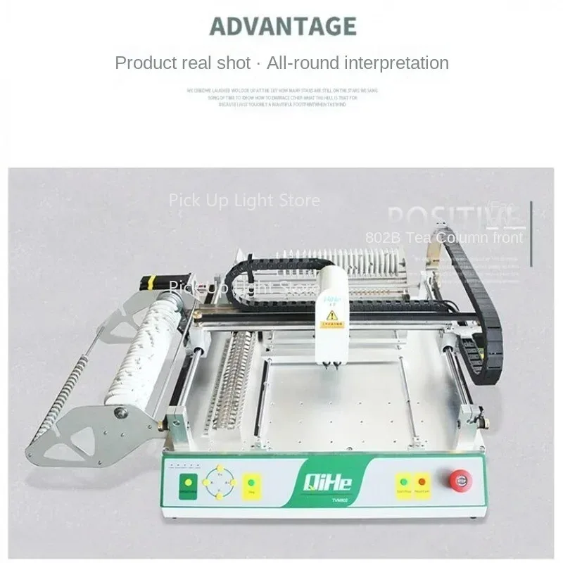 Gold Seller Chip Mounter Small Tvm802 Full-Auto Chip Mounter Chip Mounter Vision Desktop Flying Racket Led Reflow So