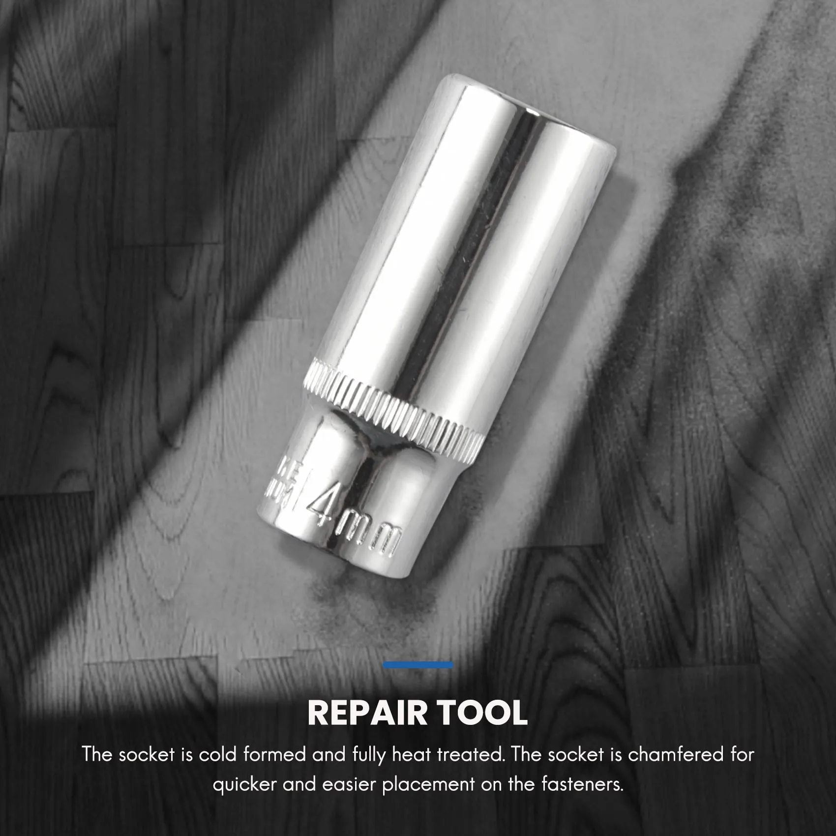 11 pcs 1/4 inch Drive Deep Socket Set Hand Tools 6 Point Long Socket Hex Repair