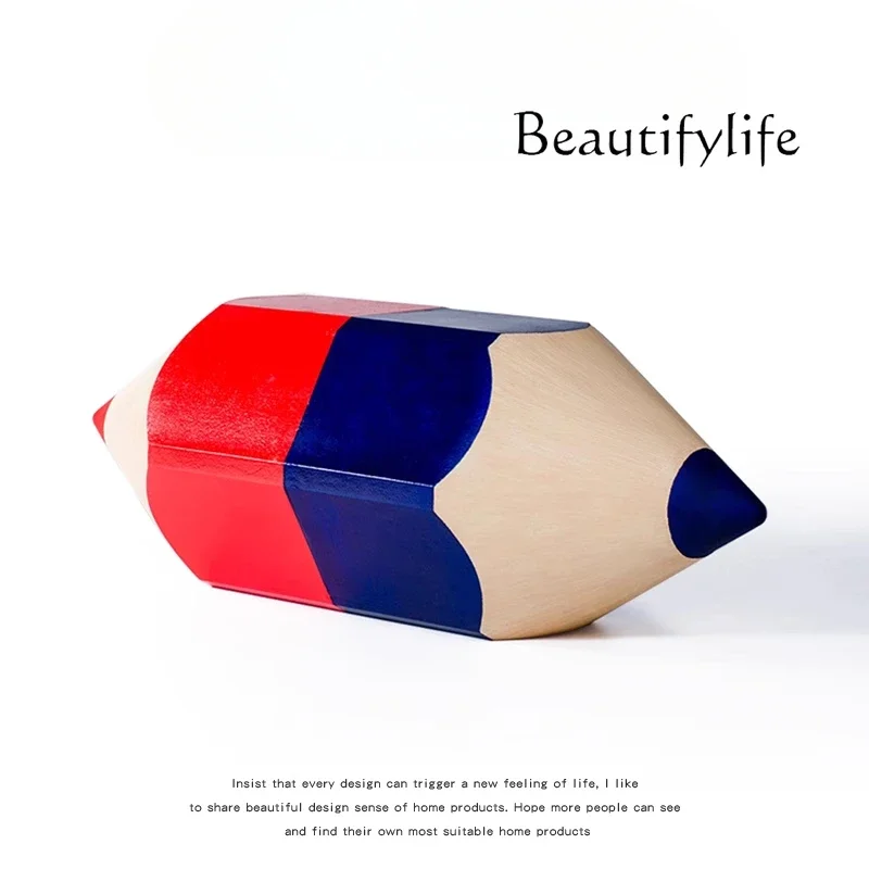 Si Modern Creative Designer Fashion Pencil Bench Children's Model Room Living Room Bedroom Decoration