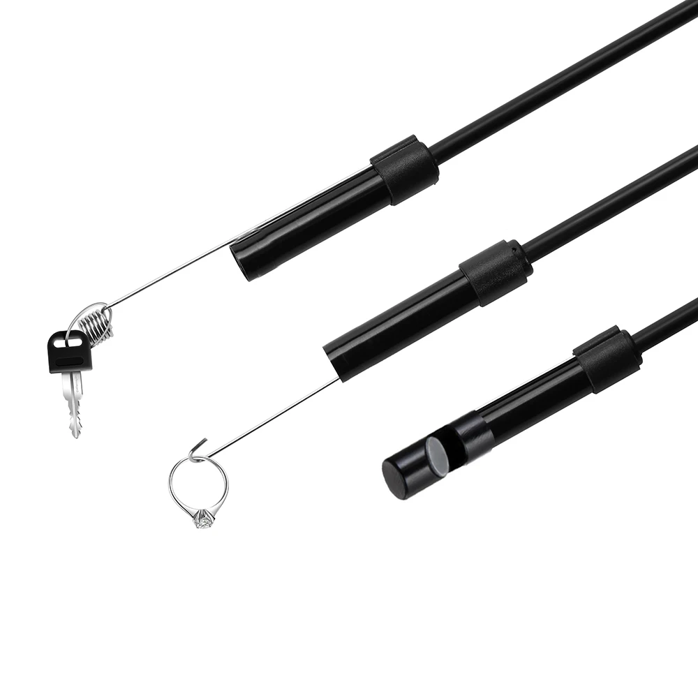 USB C타입 안드로이드 내시경 카메라, 유연한 스네이크 USB C타입 하드 와이어, 케이블 검사 카메라 보어스코프, 5.5mm, 1M, 3M, 5M, 7M, 10M