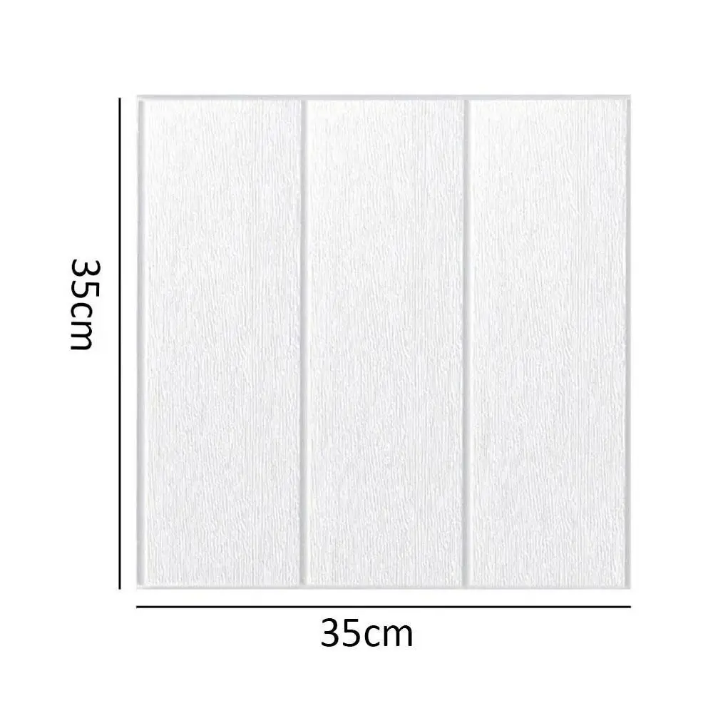 Waterproof Wood Grain Foam Wallpaper Foam Soundproof Anti-collision Self-adhesive Wallpaper Self Adhesive