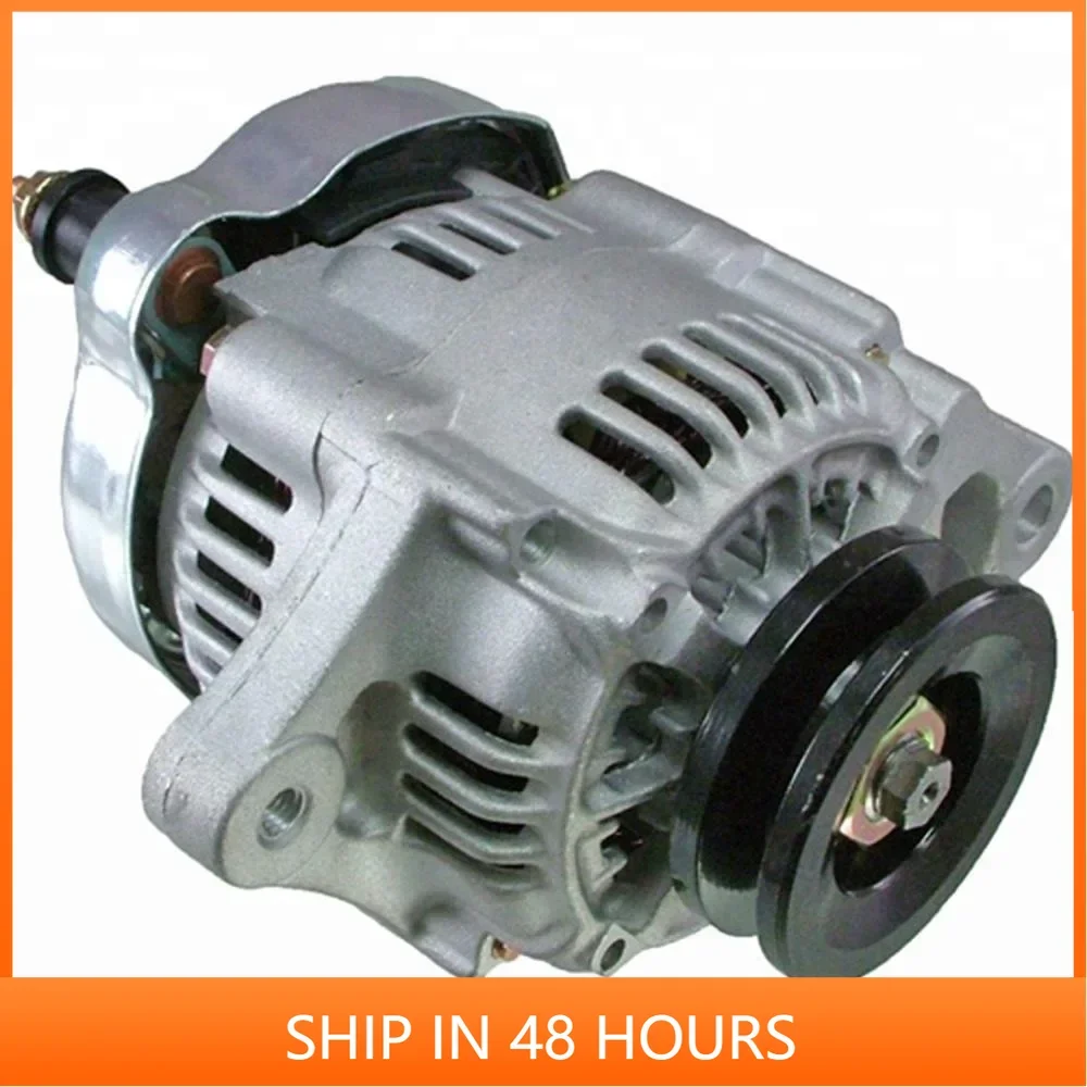 Tractor Alternator 12V Compatible with Kubota D1005 Diesel Engine Part Numbers 100211-452 16231-64010 16231-64011 16231-64012 12