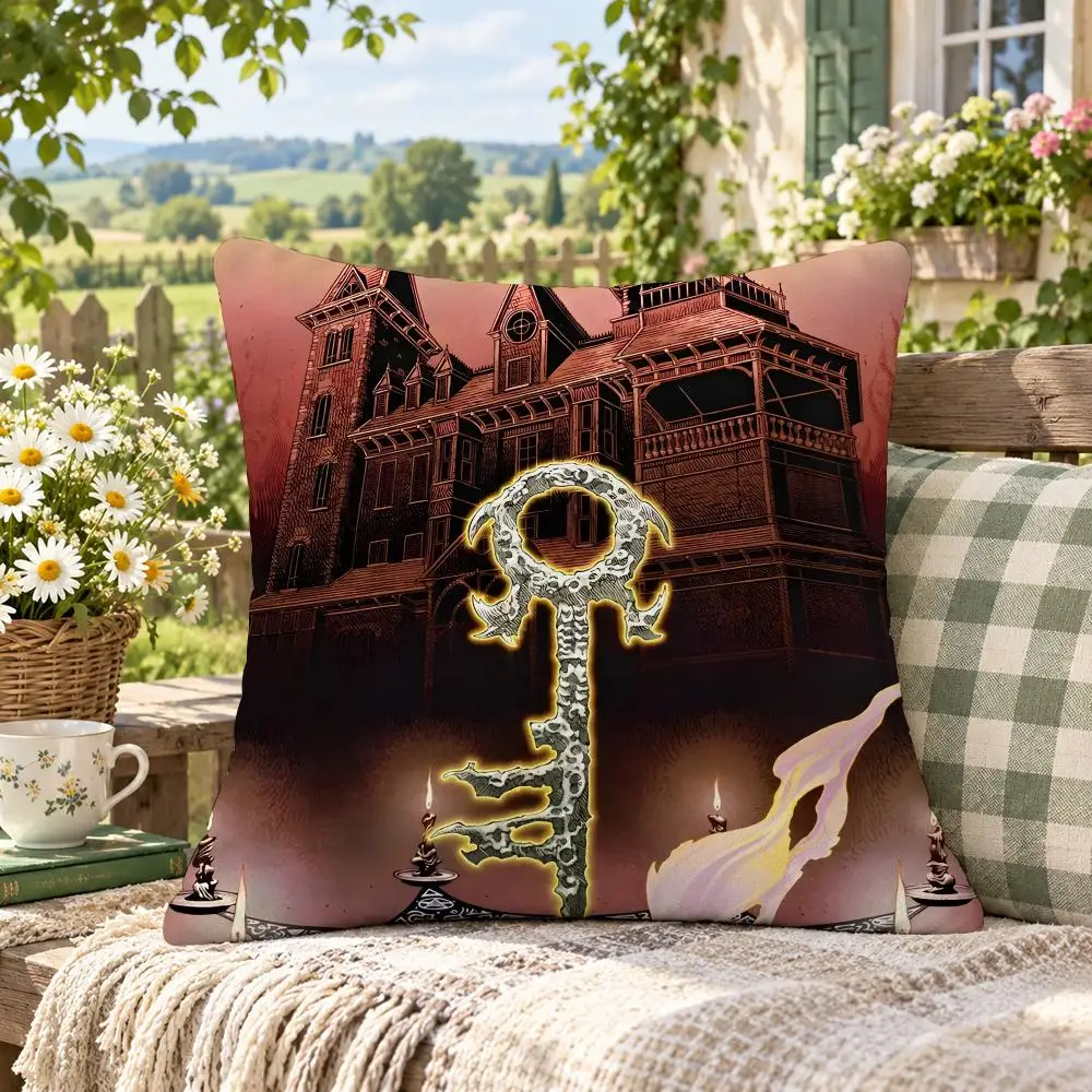 Series TV Drama L-Locke Key Cushion Cover Short Plush  throw pillow Anti-Mite Sofa Bedroom Den Car Dorm Decor Gifts