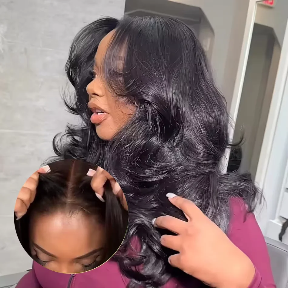 Naturfarbene Echthaar-Perücke 13x6 13x4 HD Lace Front Wig 200 Dichte Brasilianisches Remy Body Wave Haar 7x6 360 Lace Wig 30 40 Zoll