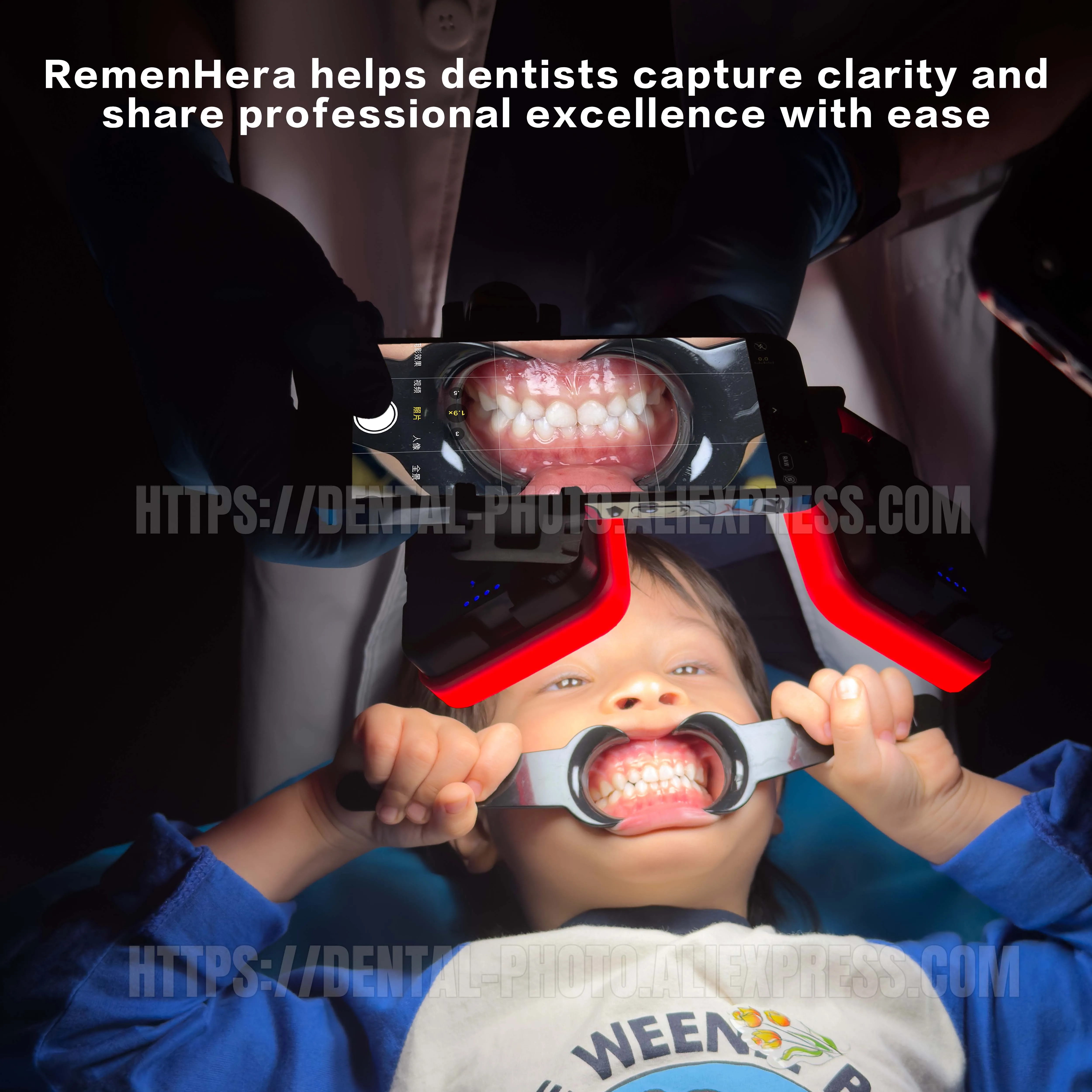 

MK016 Professional Dental Photo Light with Adjustable Brightness Softbox 5600K –Cross Polarization Kit, Oral & Intraoral Photog