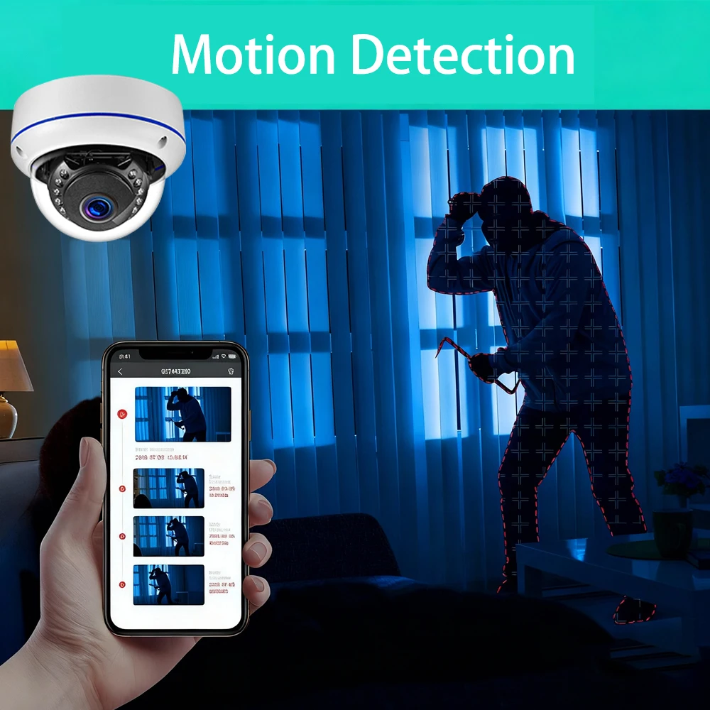 TUYA Smart Life 6MP POE IP Camera Audio Outdoor H.265 Wide Angle Night Vision Face Detection Home CCTV Video Surveillance