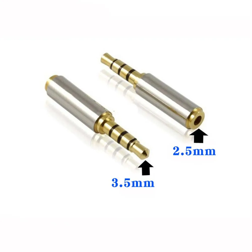 

2.5 mm to 3.5 mm 3.5 mm Plug 3.5mm to 2.5mm Converter Audio Plug Earphone Amplifier Audio Adapter Audio Connector