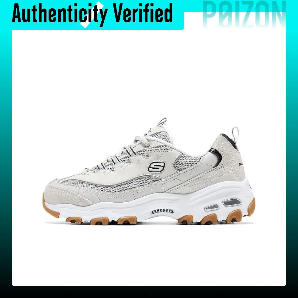 Skechers D'Lites Textile, Synthetic Leather Slip Resistant, Abrasion Resistant, Breathable 150724-NTSL
