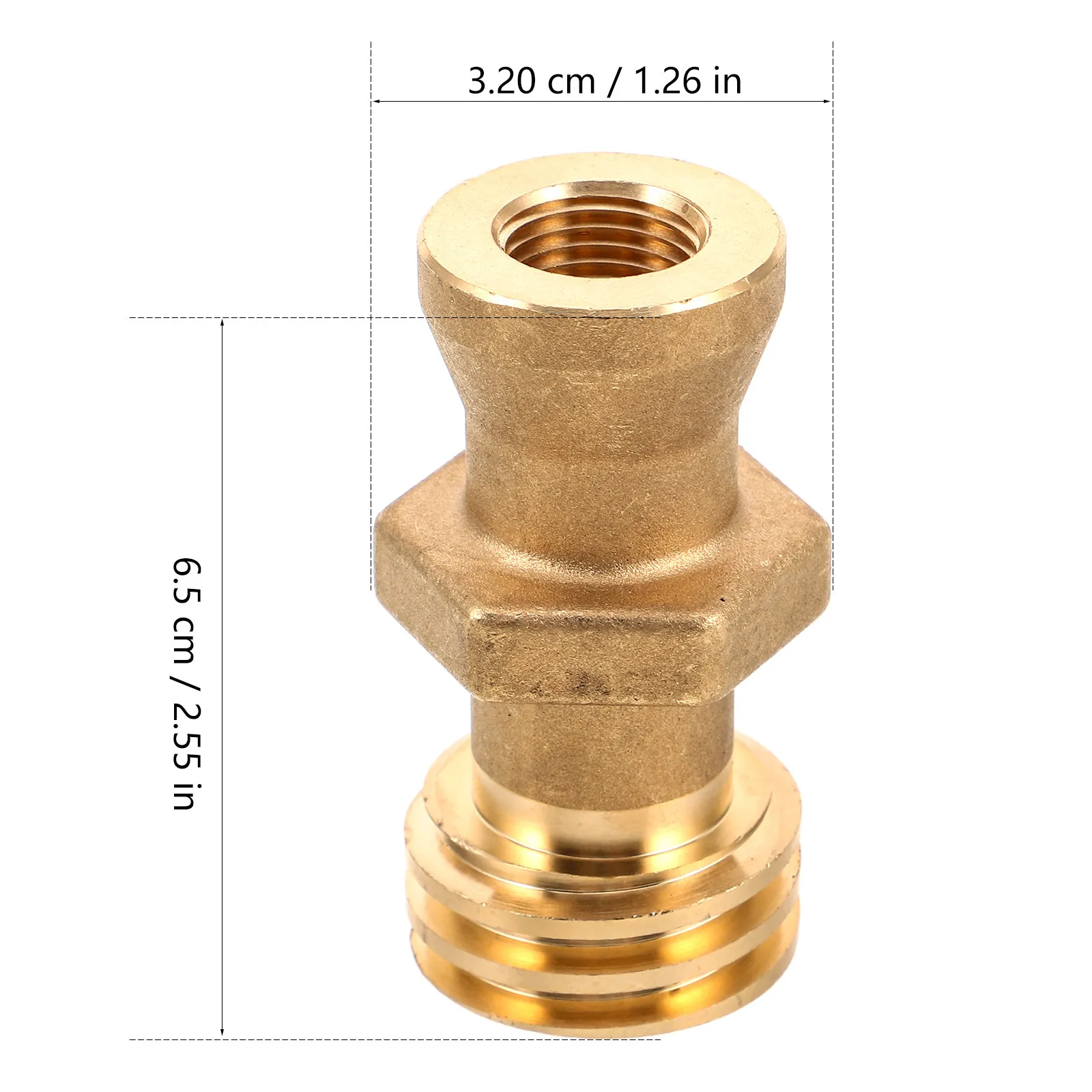 Metal Propane Tank Connector Threaded Valve Adapter for Forklift Male Head -Proof Quick Install Propane Bottle