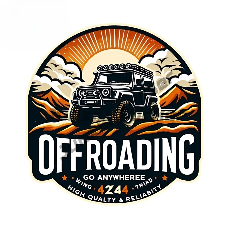 

Attractive Off Road PVC Adventure Car Stickers Amusing Creative Decals DIY Racing Accessories Occlusion Scratch