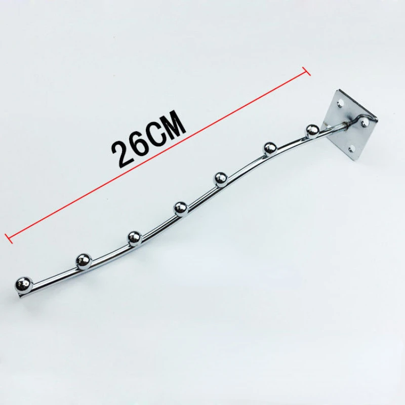 Modern Selling Shops Hanging Hooks with 5/7 Beads Wall Display Racks Coat Dress Socks Underware Bra Goods Clothes Hangers Shelf