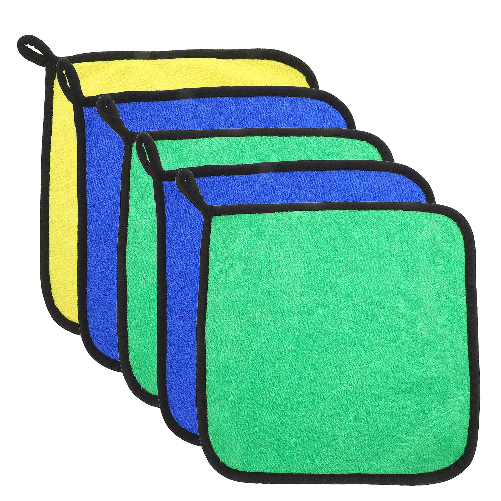 

5 Pcs Pool Cue Cleaning Cloth Table Accessories Snooker Pole Towel Large Microfiber for Billiards