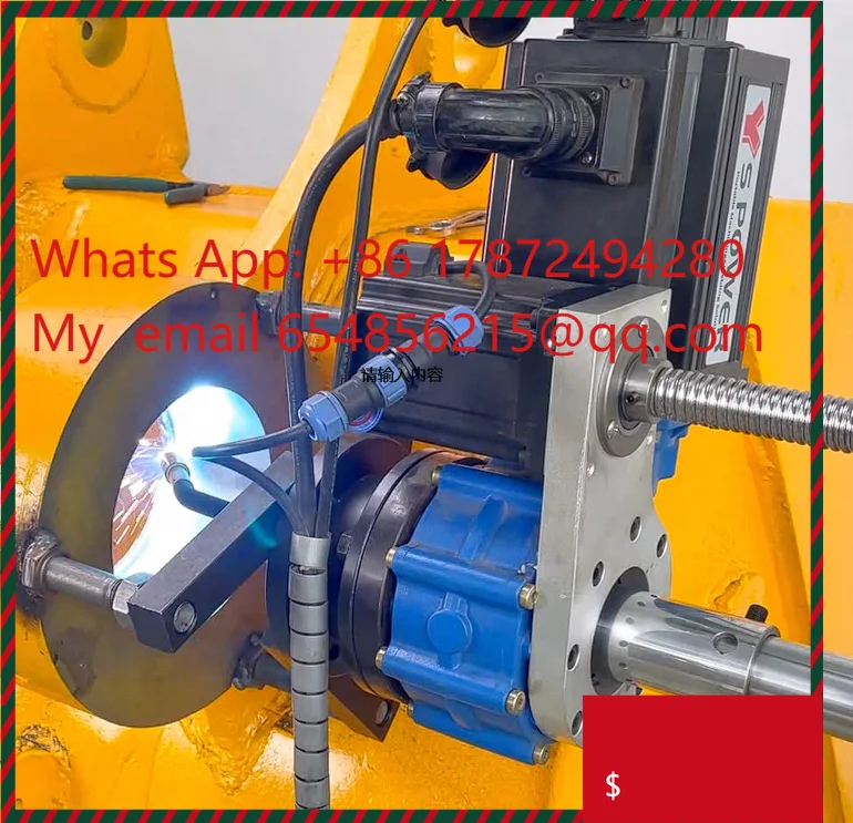 Portable Wire Boring Welding Machine 55-300mm  Loader Bulldozer Hole Repair Line Boring Hole