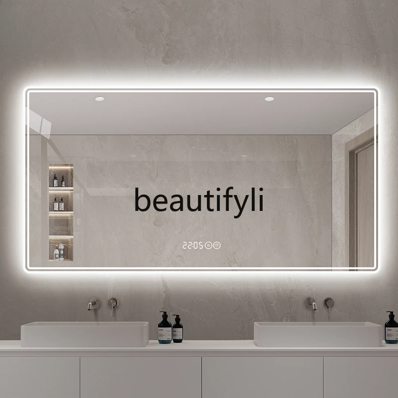 

Smart bathroom mirror Touch screen bathroom mirror Frosted wall-mounted decorative mirror 50 * 70cm