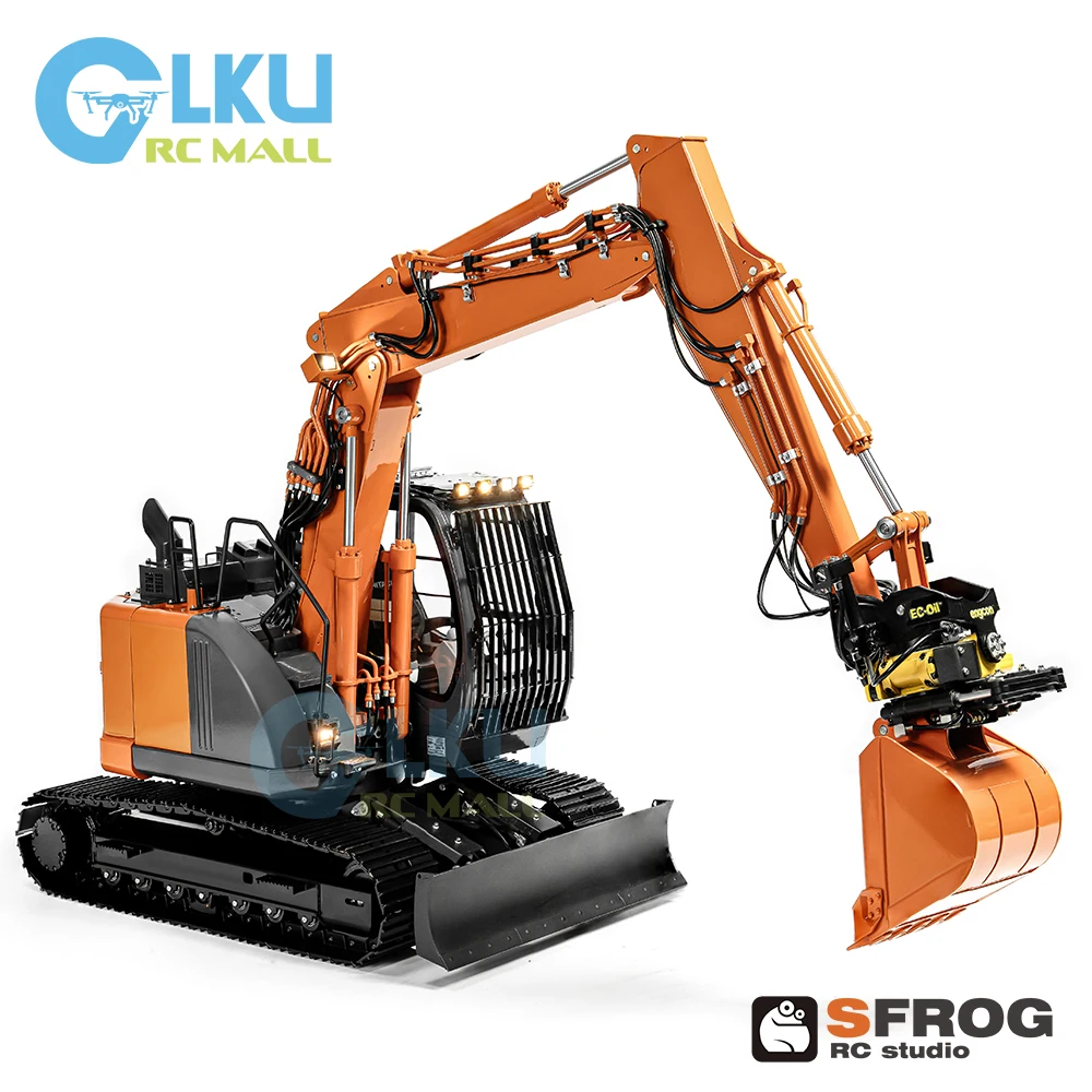 1/14 platinum version crawler hydraulic 135 three-section arm with front shovel excavator