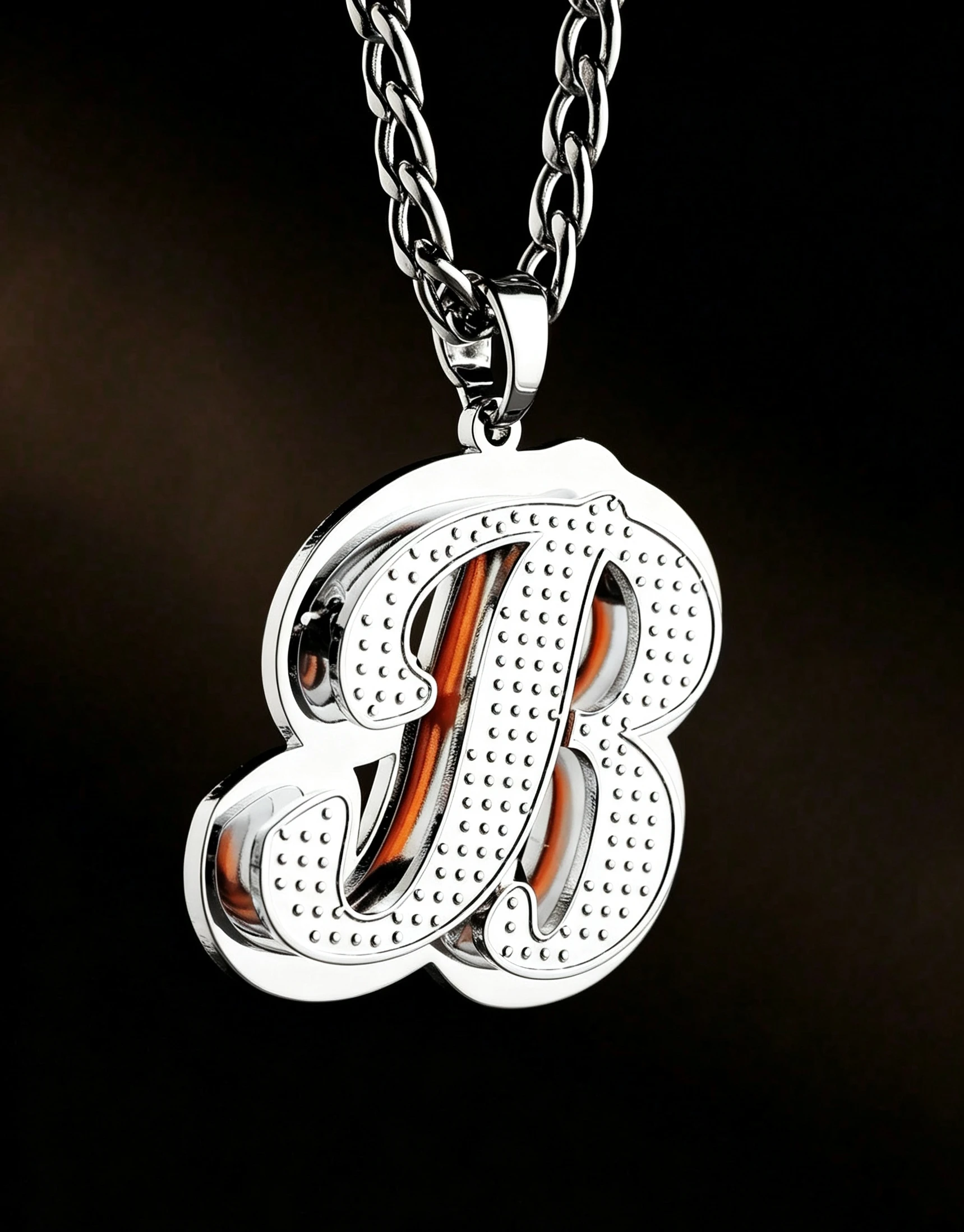 1 piece custom letter necklace, double layer name necklace, pendant personalized necklace, custom with exquisite gift box