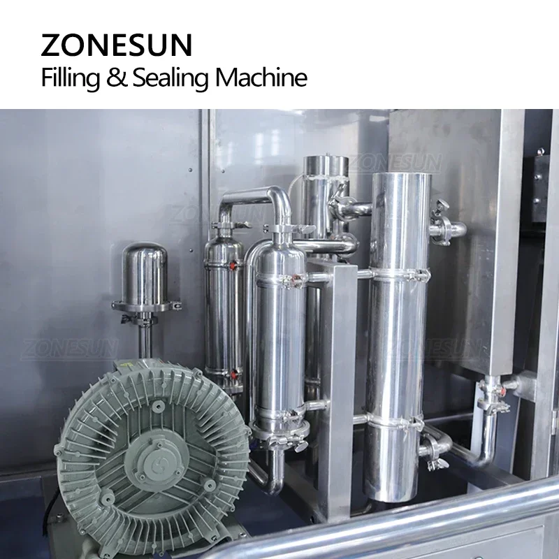 ZONESUN ZS-AUBP Automatic Aseptic Liquid Packaging Machine UHT Milk Juice Dairy Drink Carton Filling Sealing Production Line