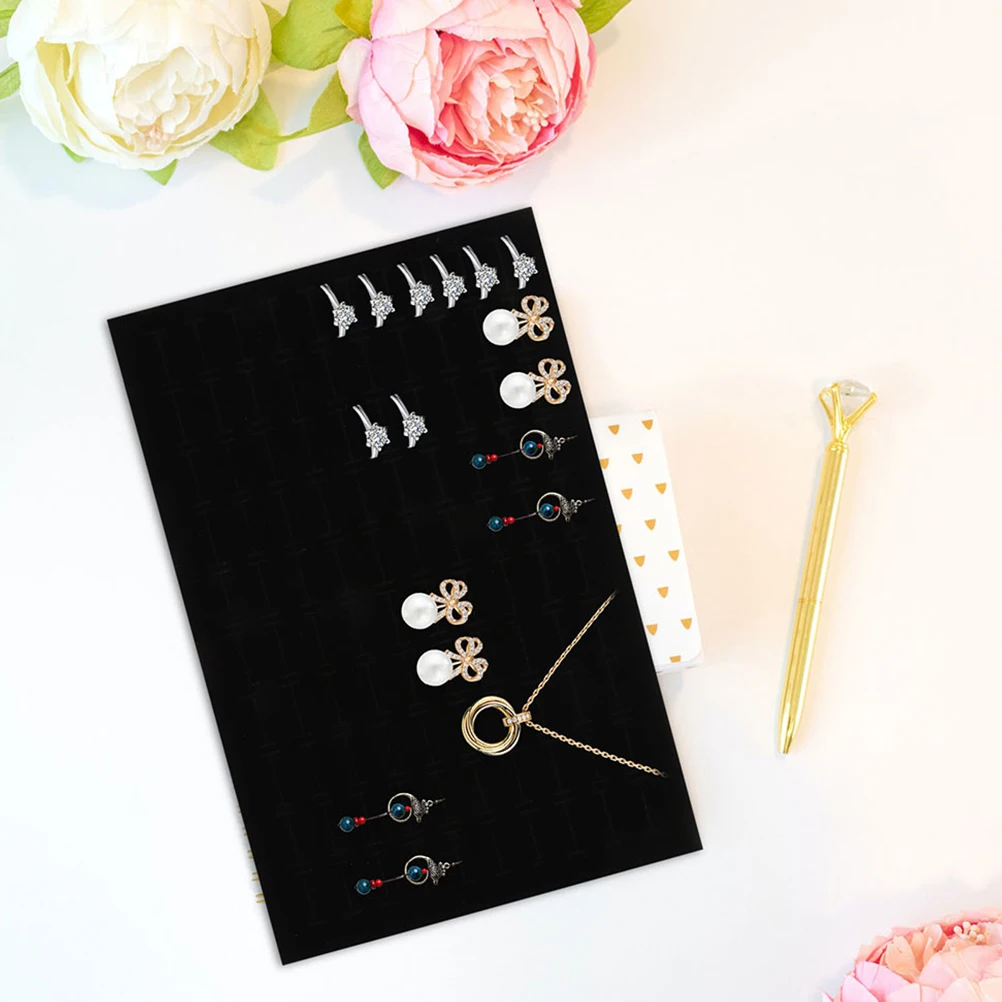 

Black 330x250x50mm Box Foam Insert Sponge Pad Ring Earring Holder Display Mat ganizer Storage Foam Insert Case