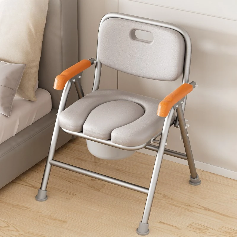 

Портативный складной стул-комод для пожилых людей, регулируемое мобильное сиденье для унитаза, прочный безопасный стул для душа в ванной комнате с нескользящими ножками