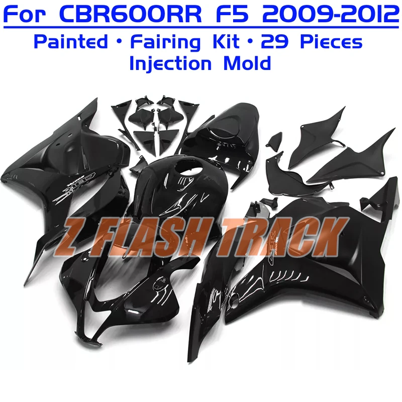 

Для Honda CBR600RR CBR 600RR 600 CBR600 RR F5 2009 2010 2011 2012, комплект обтекателя кузова, пластиковая крышка для впрыска кузова, черный