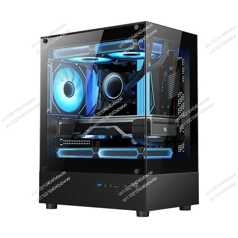 Mini desktop computer desktop water-cooled chassis acrylic material