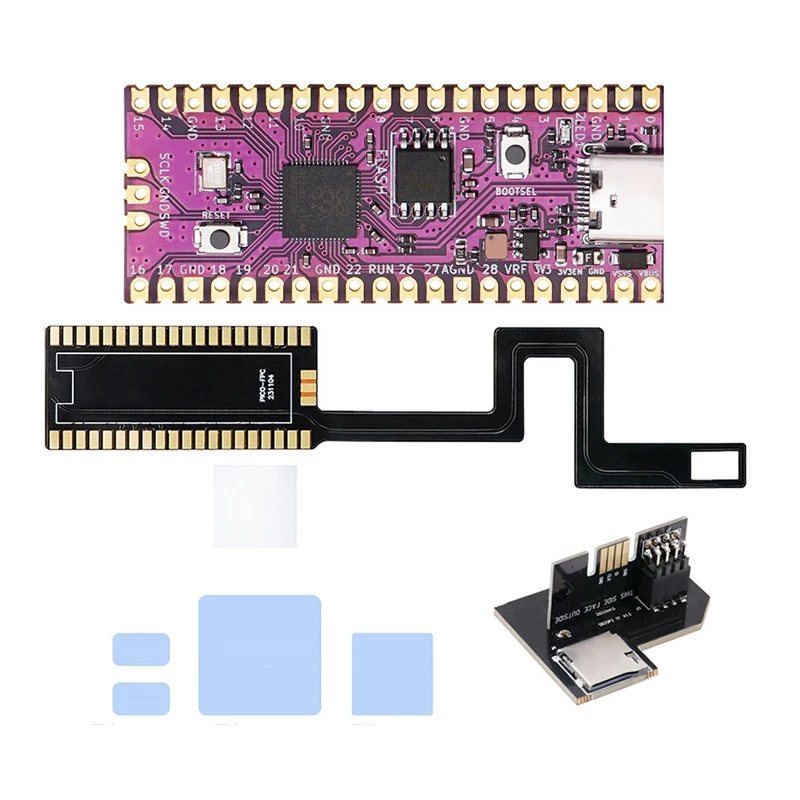 Picoboot Flex Cable For Gamecube/ Raspberry Pi Pico Board With Adapter For NGC Game Replacement Parts Accessories