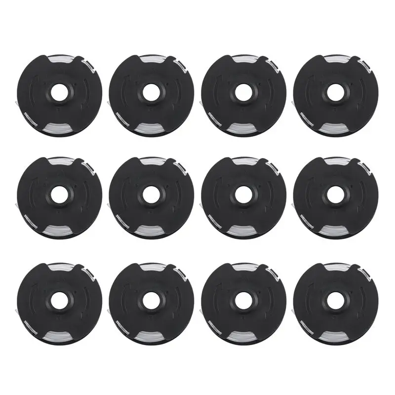 Pack Of 12 Suitable For Parkside Mowers For Parkside PRT 550 A1/B2/C3 Mowing Spools-A68E