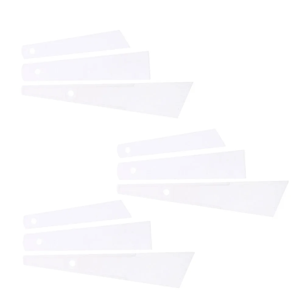 

9pcs Plastic Applicator Rods Craft DIY Spreader Household Glue Spreader Sticks Wear Resistant Home Accessory Tools