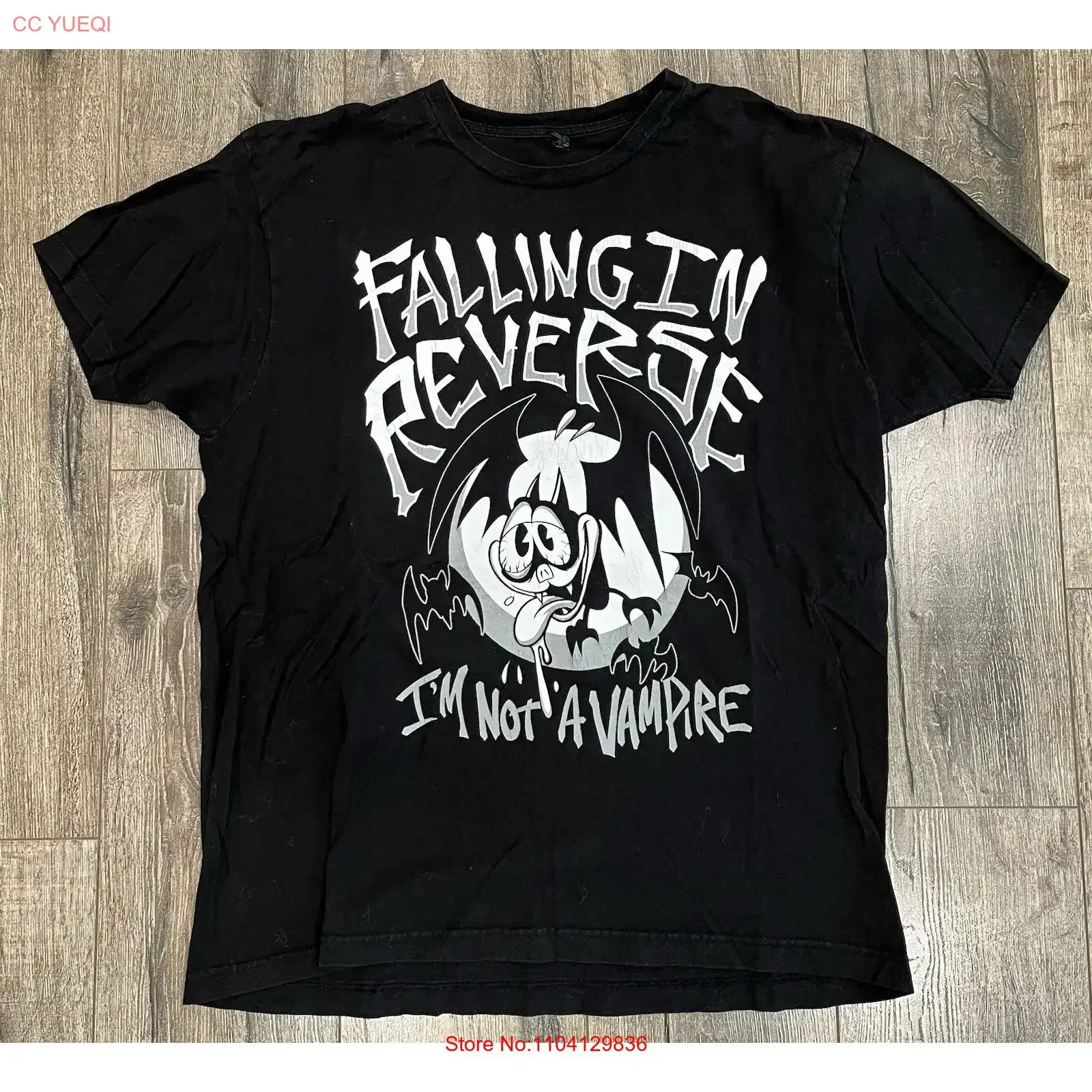Falling In Reverse FIR I m Not A Vampire Concert Tour XL T Shirt Ronnie Radke vintage Washed Soft Breathable designer clothes