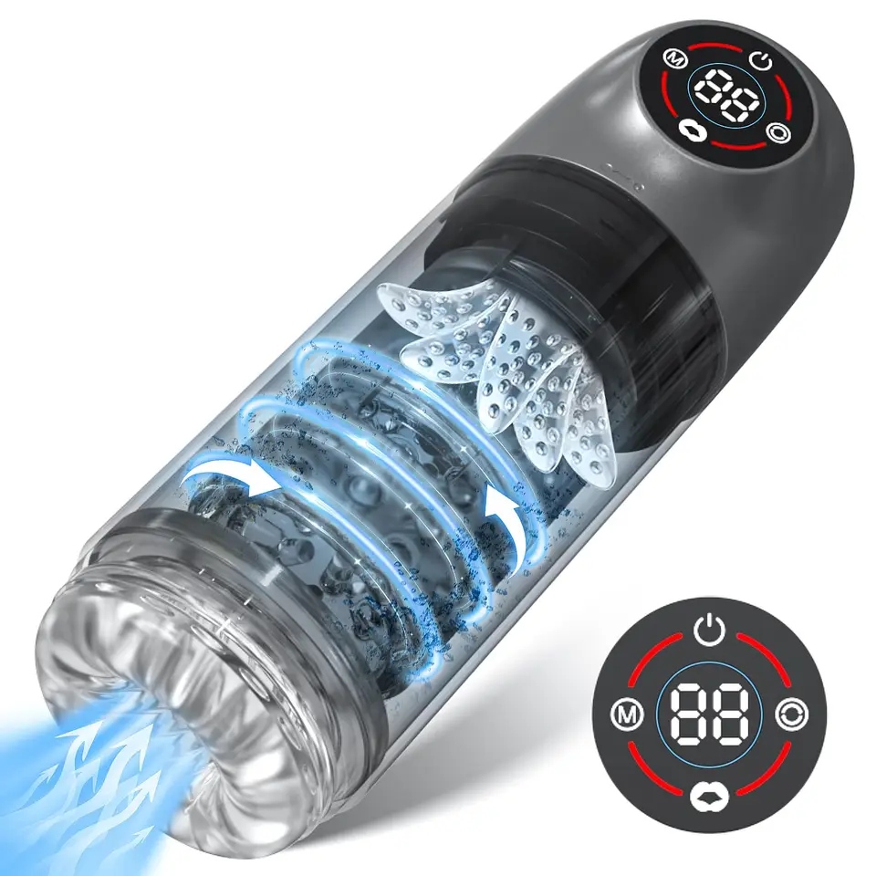 Automatic Male Masturbator Vacuum Pump with LCD Display