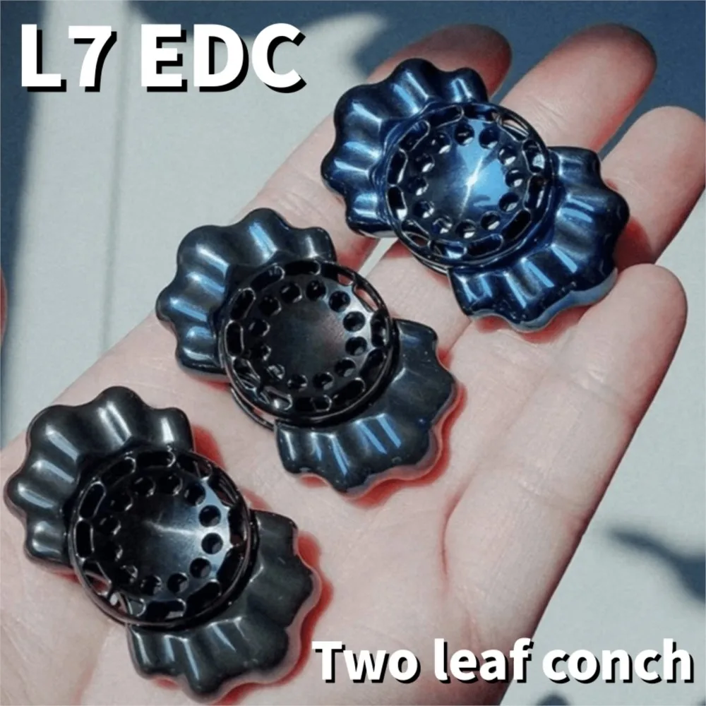 L7 EDC Two Leaf Conch Fidget Spinner Oryginalne Projekty Zabawki Antystresowe Dla Dorosłych Gadżety Redukujące Lęk Spinner Gyro