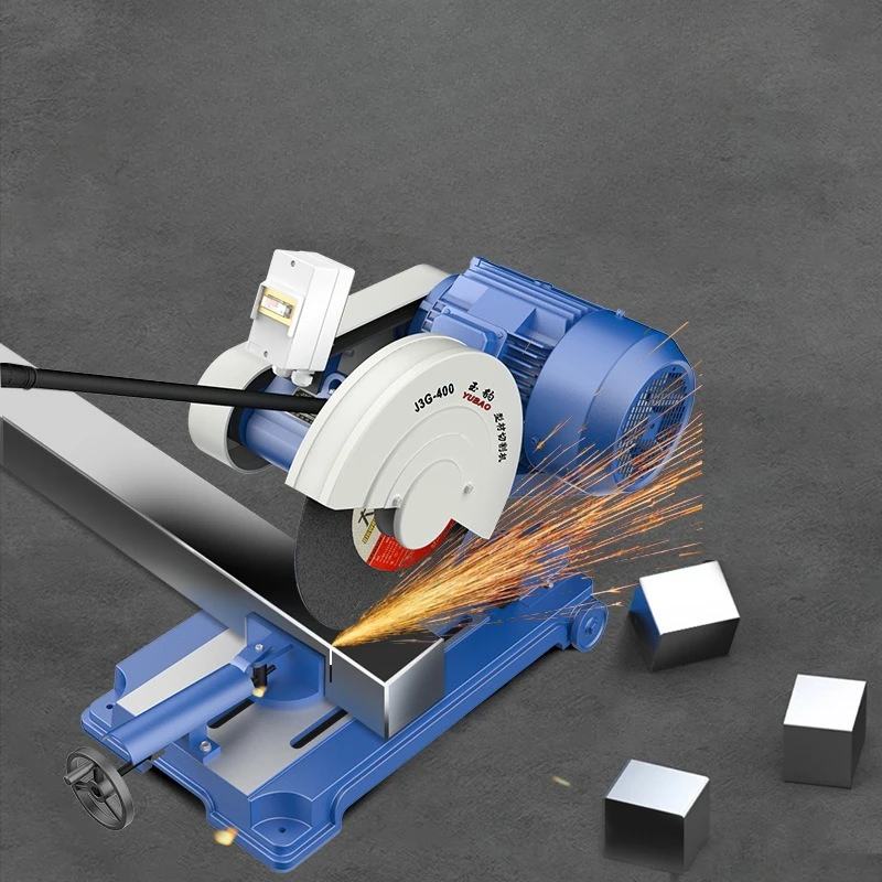 Multifunctional industrial grade 400 type cutting machine high power profile steel 2.2/3/4KW square tube stainless steel heavy